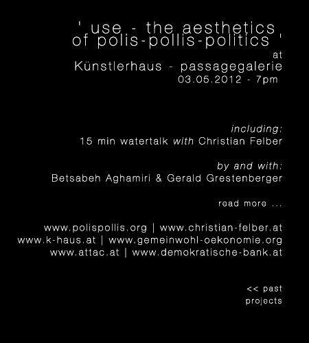 user - the aesthetics of polis-pollis-politics